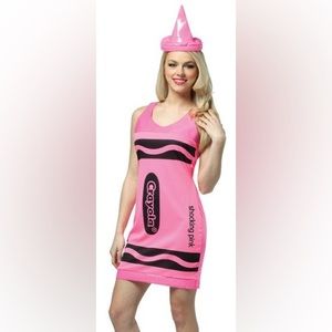 Pink Crayola Tank Dress